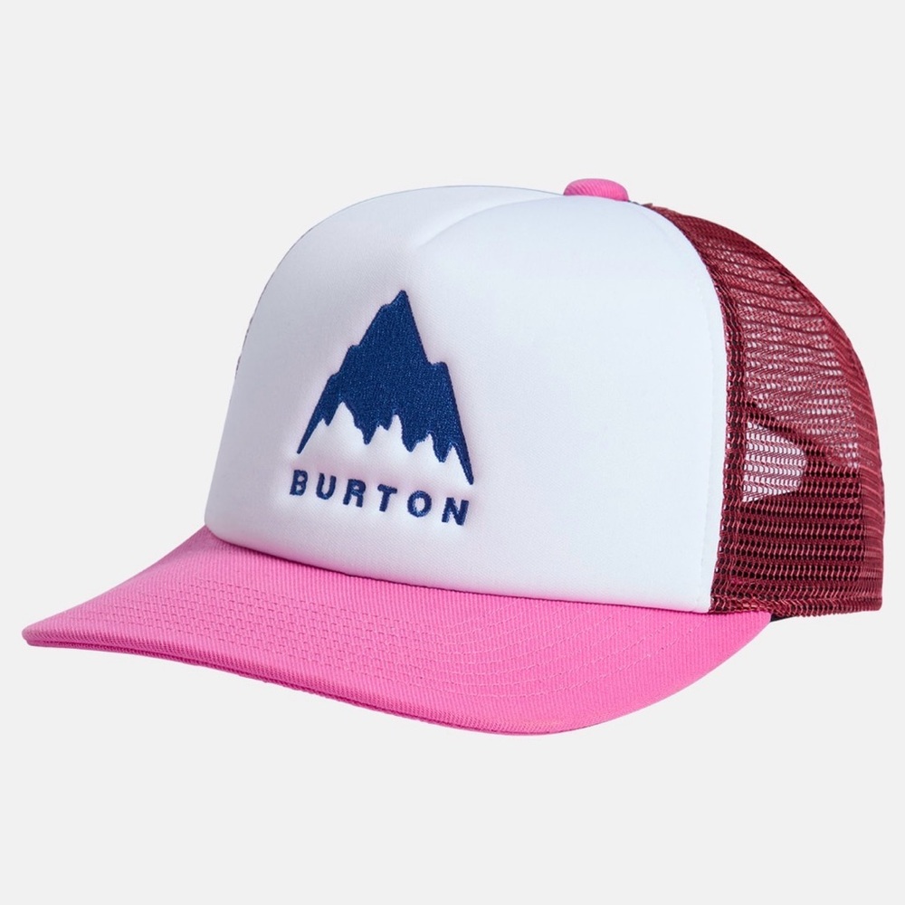 NWT Burton One Size Fits Most Pink White Hat